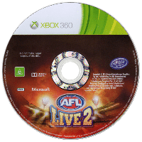 AFL Live 2 PAL Xbox 360 PAL box art